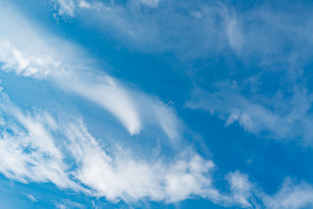 blue sky with cloud on sunny dayの写真素材