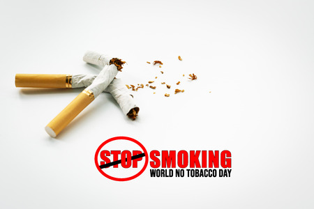 World No Tobacco Day. May 31st No Smoking Day. Poison of cigaretteの写真素材