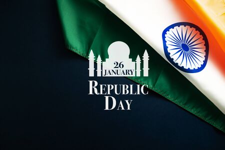 India Republic Day Celebration on January 26, Indian national dayの写真素材