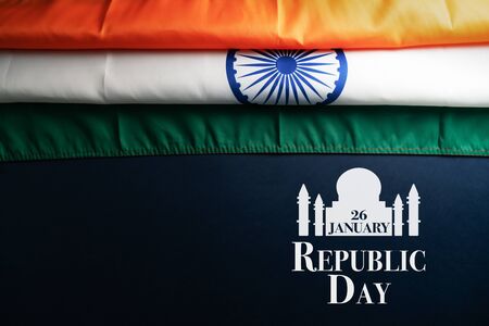 India Republic Day Celebration on January 26, Indian national dayの写真素材