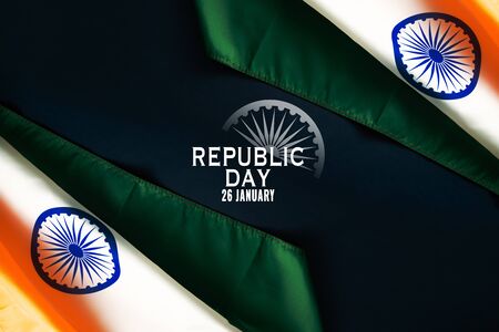 India Republic Day Celebration on January 26, Indian national dayの写真素材