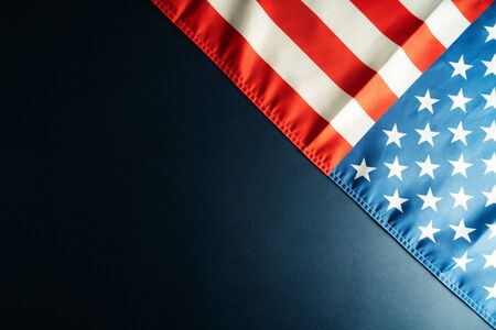 Martin Luther King Day Anniversary - American flagの写真素材