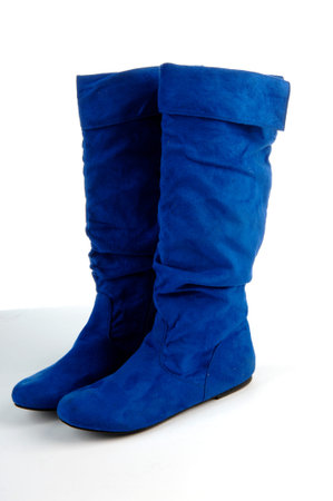 women's boots on a white background