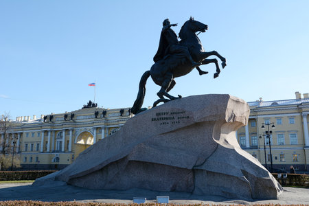 St. Petersburg city, Russia,のeditorial素材