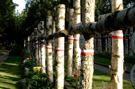 the graves of the insurgents, Palmiryのeditorial素材