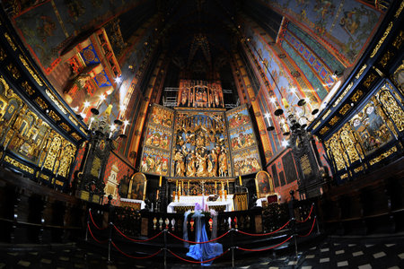 Wawel Royal Castle, a defensive and residential castleのeditorial素材