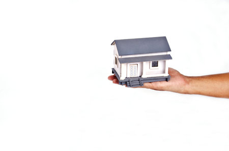 offering a houseの写真素材