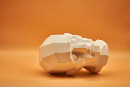 Plaster head of a man. statue. creative work of artの写真素材