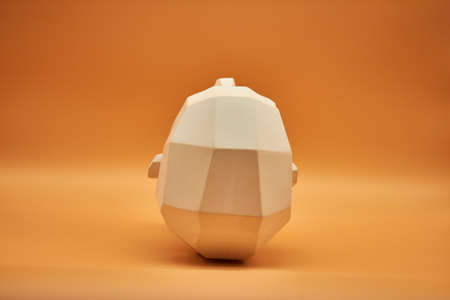 Plaster head of a man. statue. creative work of artの写真素材