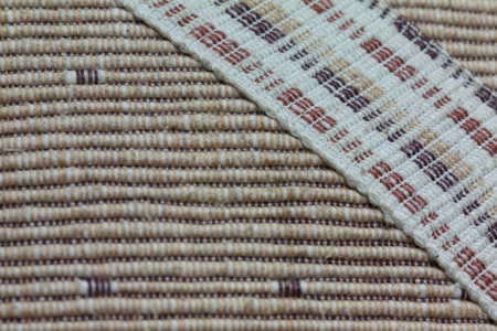 Different texture of braided fabric 