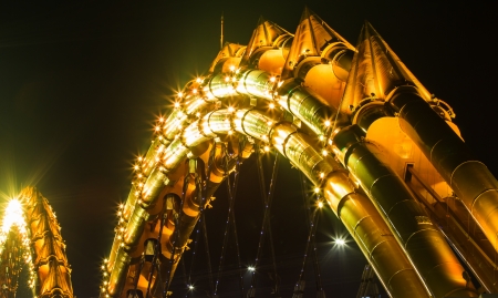 Dragon River Bridge ( Rong Bridge) in Da Nang, Vietnamの写真素材