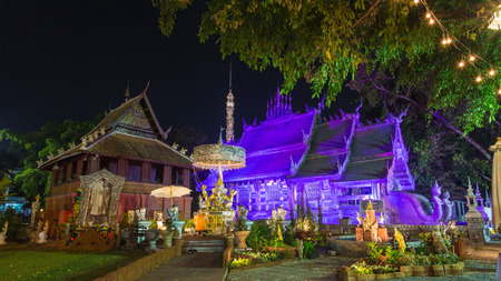 Silver Temple ( Wat Sri Suphan ) in Chiang Mai, Thailandのeditorial素材