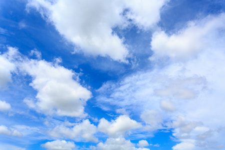 blue sky with cloud background