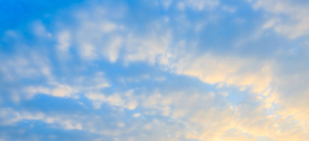 Sunset sky and cloud background