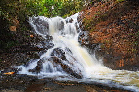 Datanla waterfall in DaLat Vietnam
