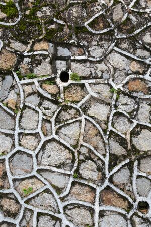 Texture of old dirty concrete wall background grunge styleのeditorial素材