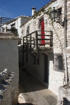 street in Capileira - Spainの写真素材