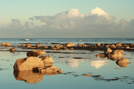 northumberland coast の写真素材
