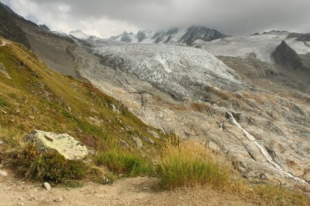 Glacier du Tour in Rhone-Alpesの写真素材
