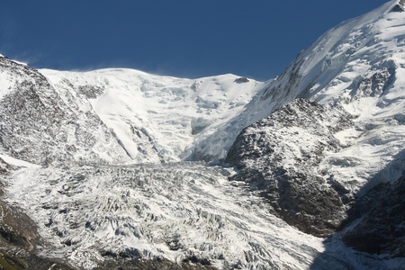 glacier de bionnassayの写真素材