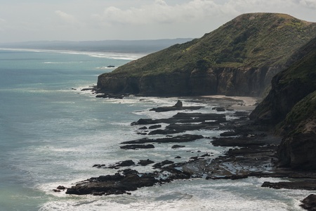 New Zealand coastlineの写真素材