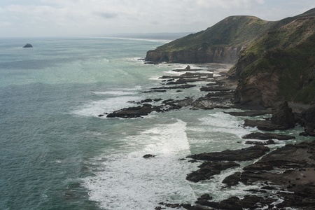 New Zealand coastの写真素材