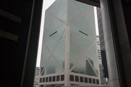 Hong Kong skyscrapersの写真素材