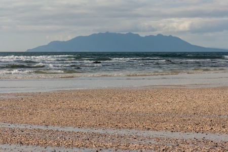 pebbles on Anchor Bay beachの写真素材