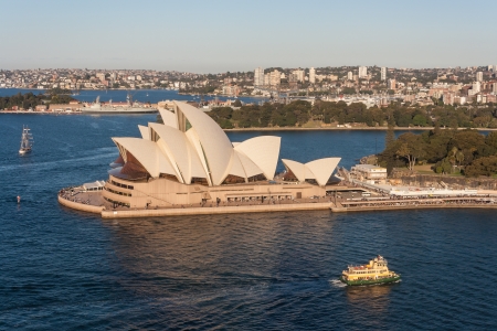 aerial view of Sydney Opera Houseのeditorial素材