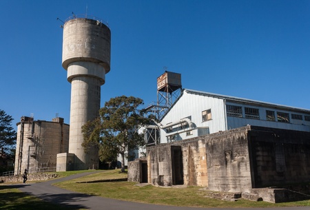 silo tower on Cockatoo Islandのeditorial素材