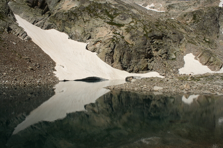 Ibonet de Litterola in Posets-Maladetaの写真素材