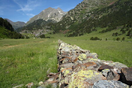 Vall de Benas in Posets-Maladetaの写真素材