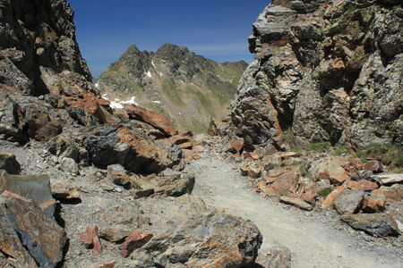 Puerto de Benas mountain passの写真素材