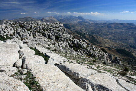 El Torcal de Antequeraの写真素材