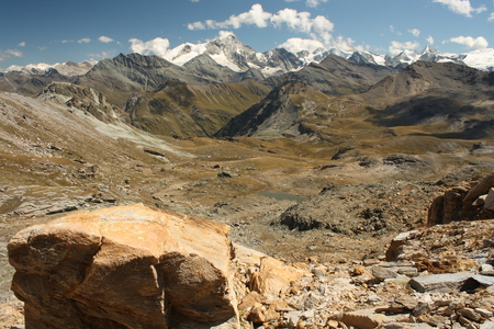 vallley in Val d Anniviersの写真素材