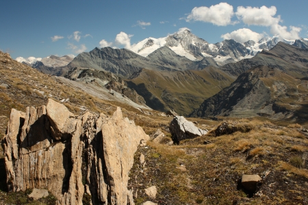 ridges in Val d Anniviersの写真素材