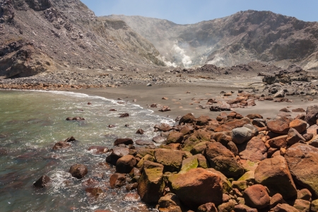 White Island, New Zealandの写真素材