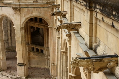 gargoyles at Chambord Chateauのeditorial素材