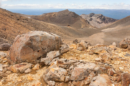 volcanic landscapeの写真素材