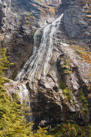 waterfall in Tongariro National Parkの写真素材