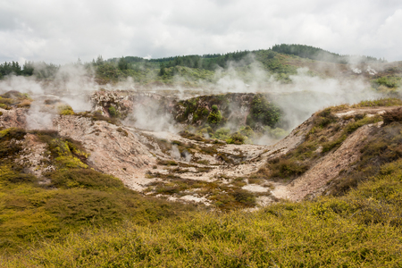 Craters of the Moon at Taupo の写真素材