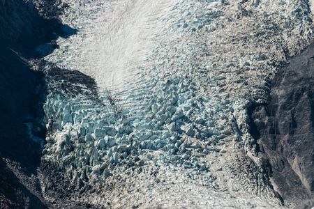 flowing glacierの写真素材