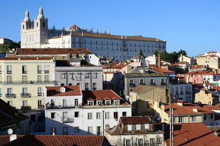 Alfama - Lisbon, Portugalの写真素材