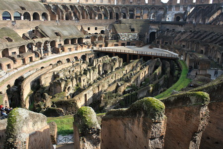 Flavian Amphitheatre in Rome, Italyのeditorial素材