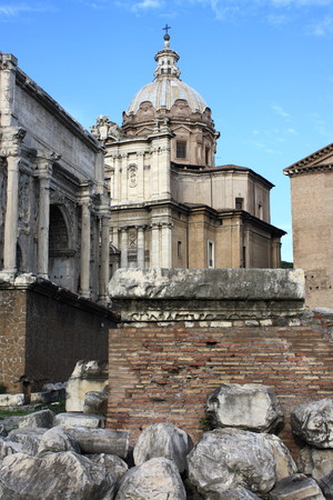 Rome - Forum Romanumの写真素材