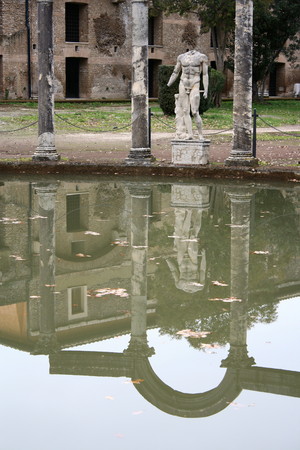 male torso at Villa Adriana, Tivoliの写真素材