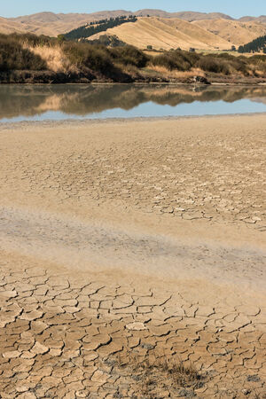 detail of parched earthの写真素材