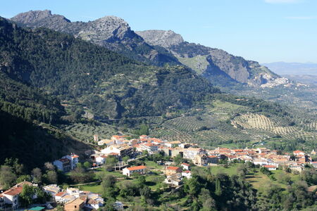 Burunchel  village in Andalusiaの写真素材