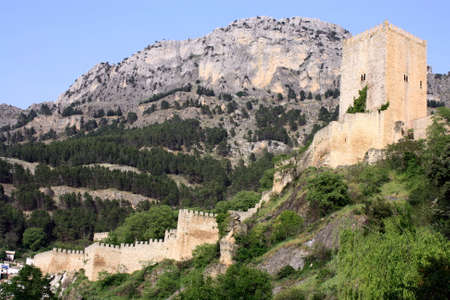 Moorish Castle above Cazorla in Spainのeditorial素材