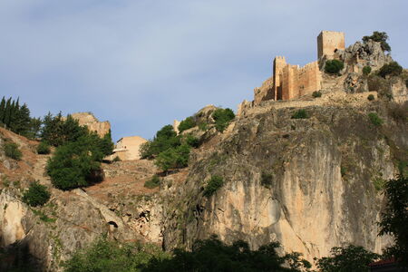 Moorish Castle in La Iruela - Sierra de Cazorla, Spainのeditorial素材